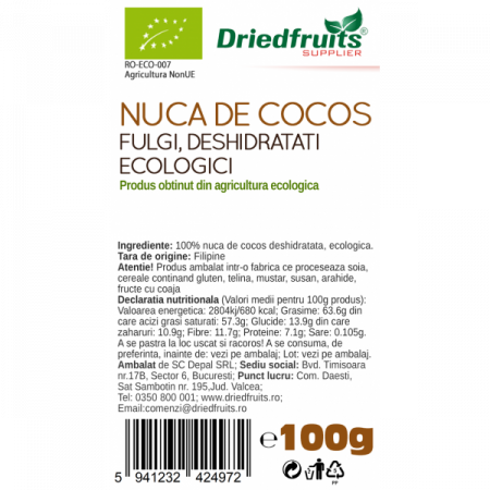 Fulgi de cocos Eco 100g [0]