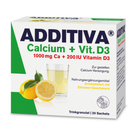 Suplimente nutritive - Additiva Calciu + Vitamina D3 x 20 plicuri