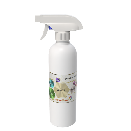 Cosmetice, ingrijire corp si casa - AquaNano ArgO2, soluţie pentru igienizarea suprafețelor, cu argint ionic şi oxigen activ, 400ml