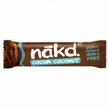 Hrana, alimente - Baton Raw Vegan cu Cacao si Nuca de Cocos, 35g