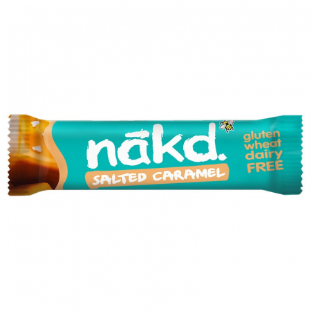 Suplimente nutritive - Baton Raw Vegan Caramel Sarat, 35g