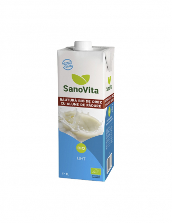 Hrana, alimente - Lapte din Orez si Alune Bio, 1L