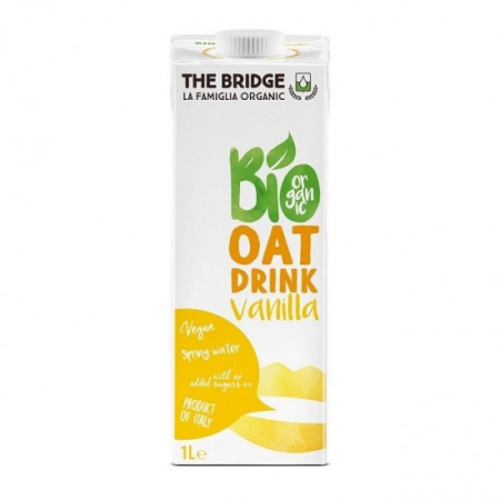 Hrana, alimente - Bio bautura din ovaz cu vanilie 1L The Bridge