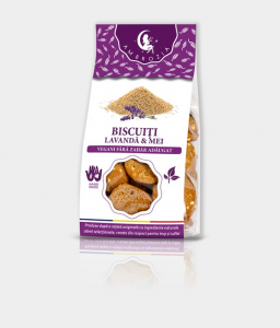 Hrana, alimente - Biscuiti cu lavanda si mei, 150g