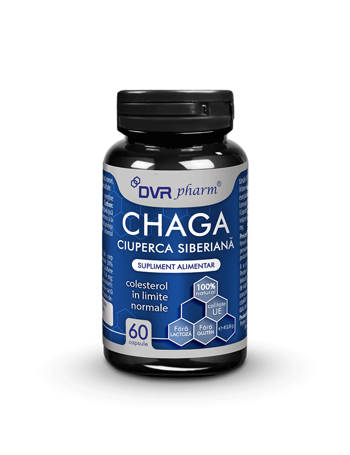Suplimente nutritive - Chaga – Ciuperca siberiana 60 cps 450mg