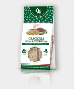 Hrana, alimente - Crackers cu susan si condimente, 125G