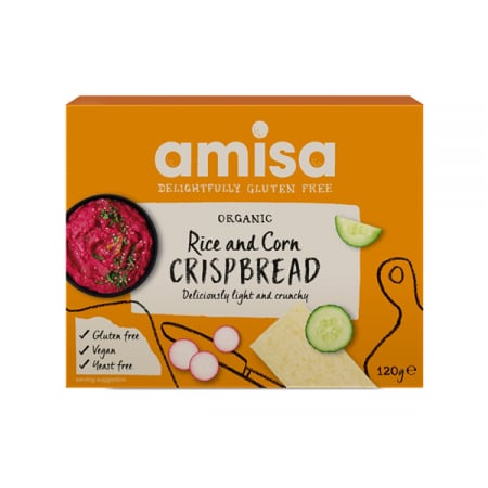 Crispbread(Painici) din porumb si orez fara gluten eco 120g