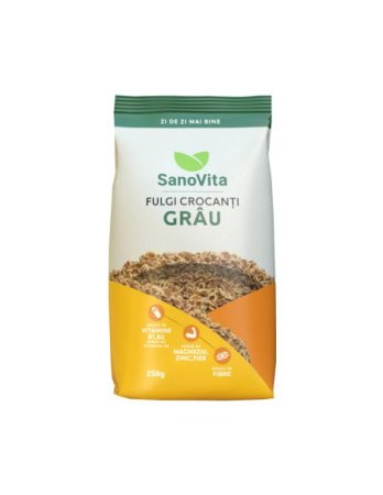 Crispy fulgi de grau, 250g
