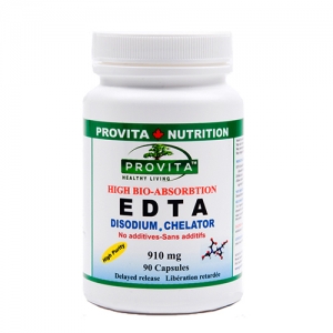 Suplimente nutritive - EDTA chelat disodic biodisponibil 910mg, 90cps