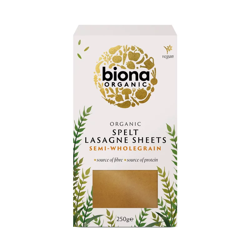 Hrana, alimente - Foi de lasagna din spelta, bio, 250g, Biona
