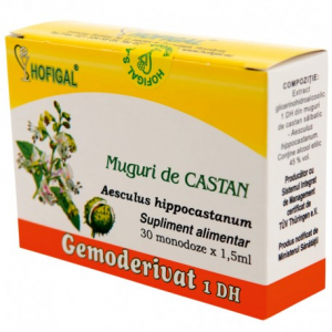 Suplimente nutritive - Gemoderivat castan, 30monodoze