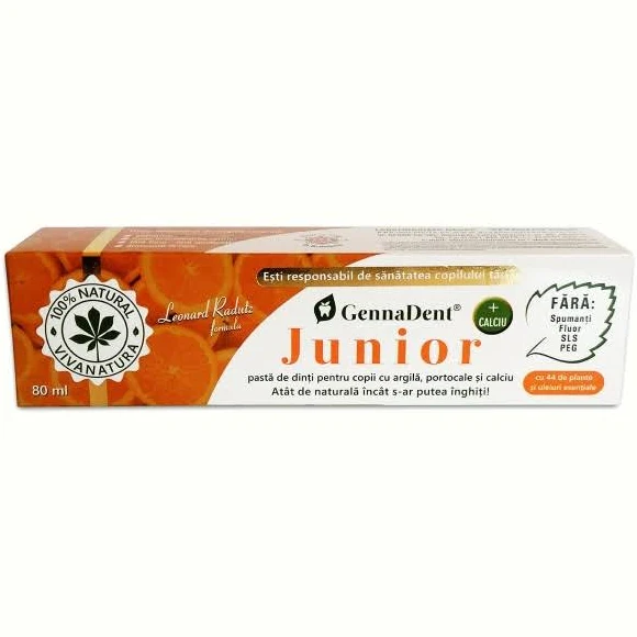 Gennadent junior portocale, 80ml