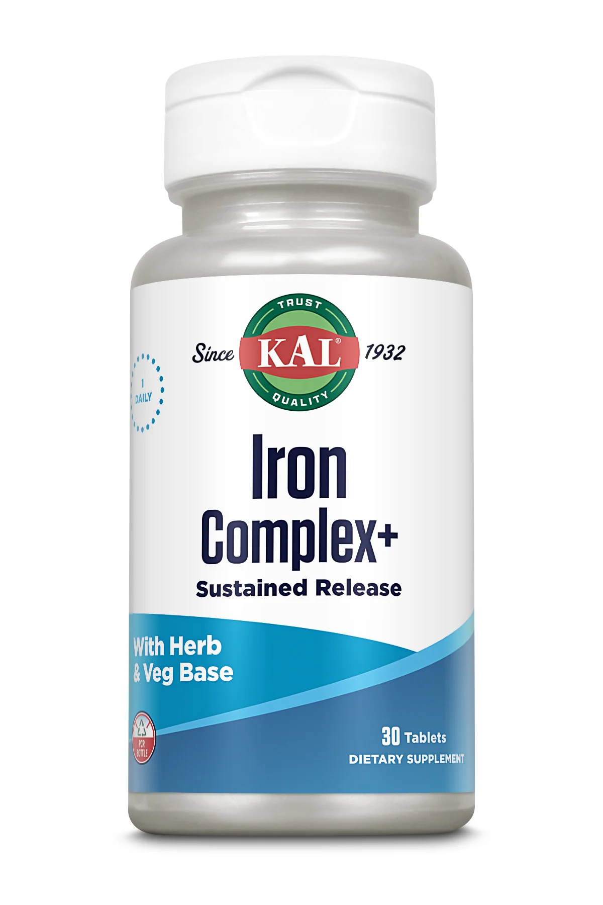 Suplimente nutritive - Iron Complex, 30tb fier organic