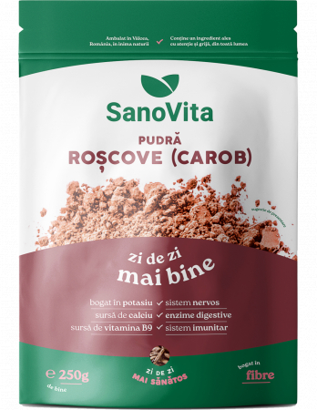 Hrana, alimente - Karob - pudra roscove, carob, 250g