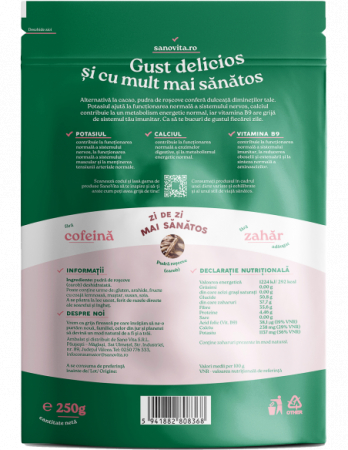 Karob - pudra roscove, carob, 250g [1]