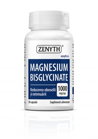 Suplimente nutritive - Magneziu biscliginat 30 cps - MAGNESIUM BISGLYCINATE 30CPS