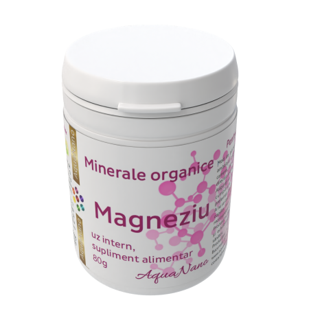 Suplimente nutritive - Magneziu organic, pulbere - 80 G