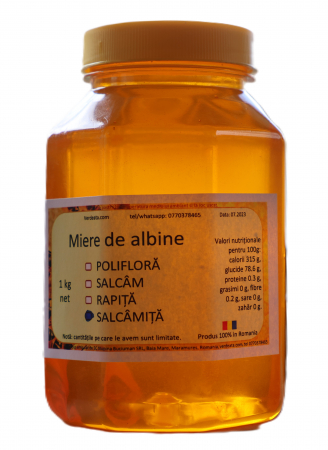 Hrana, alimente - Miere salcamita decristalizata (lichida), 1 kg