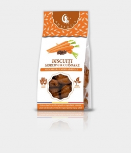 Hrana, alimente - Biscuiti cu morcovi si cuisoare, 150g