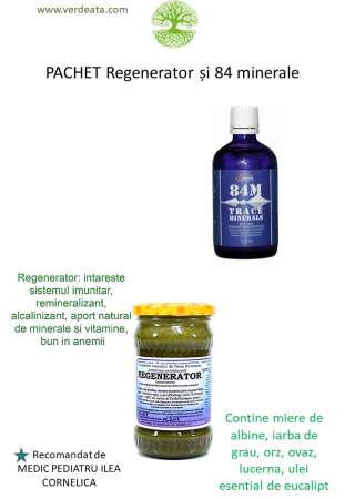 Pachete - Pachet 84 minerale si Regenerator