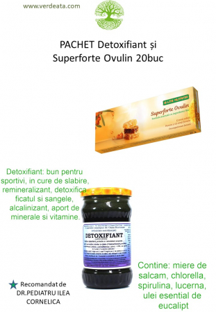 Pachete - Pachet Detoxifiant si Superforte Ovulin, 20buc