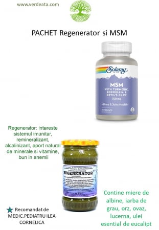 Toate produsele - Pachet MSM + REGENERATOR
