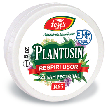 Cosmetice, ingrijire corp si casa - Plantusin Respiri Ușor, R65, balsam pectoral 20g