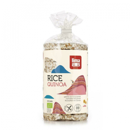 Rondele de orez expandat cu quinoa eco, 100g