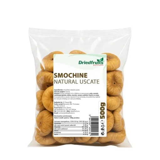Toate produsele - Smochine natural uscate Grecia Driedfruits - 500 g