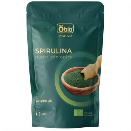 Suplimente nutritive - Spirulina pudra Raw Eco, 50g