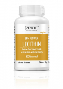 Lecitina pulbere din floarea soarelui, 120g