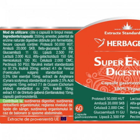Super Enzime Digestive 60cps [1]