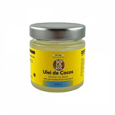 Ulei de cocos presat la rece 200ml