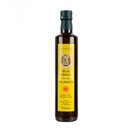 Hrana, alimente - Ulei de masline extra virgin kalamata presat la rece 500ml Solaris