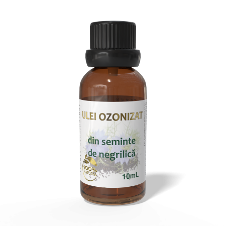 Suplimente nutritive - Ulei ozonizat din semințe de negrilică, OzonIQ, 10 ml