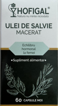 Suplimente nutritive - Ulei salvie  60 capsule moi