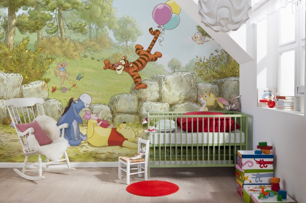 Fototapet 8-460 Winnie Pooh Ballooning [2]