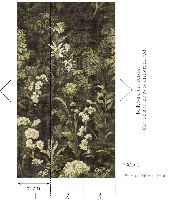 Fototapet flori crem/bej 790155  -  A.S. Creation [2]