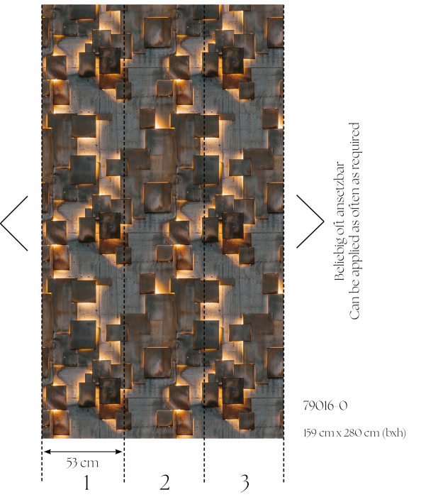 Fototapet modele 3D gri 790160  -  A.S. Creation [2]