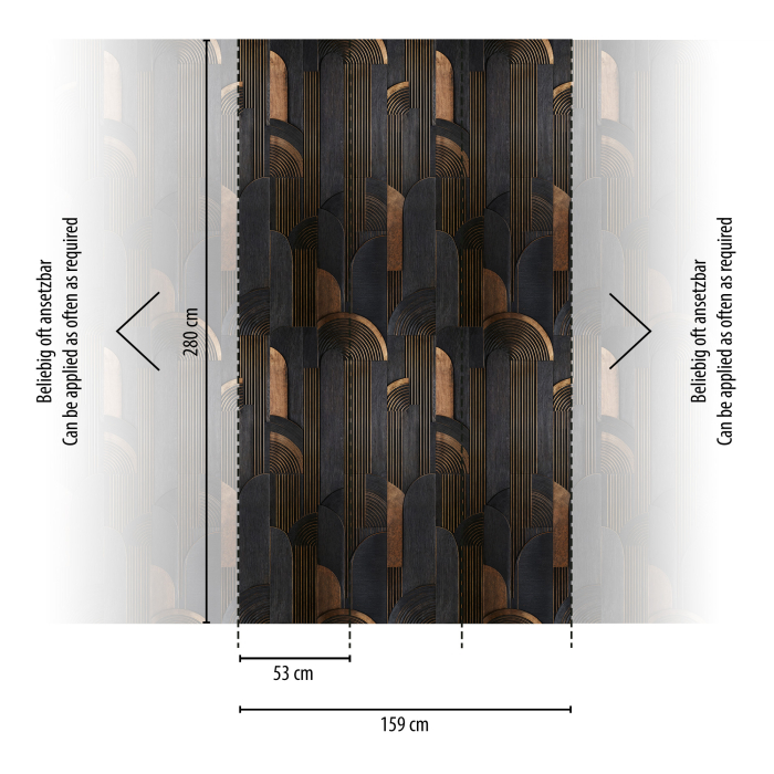Fototapet modele 3D negru 792162  -  A.S. Creation [2]