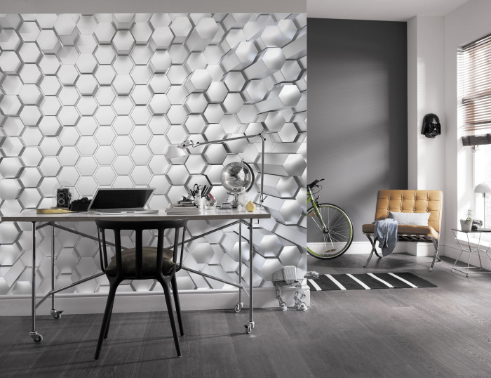 Fototapet 8-206 Hexagonal 3D [2]