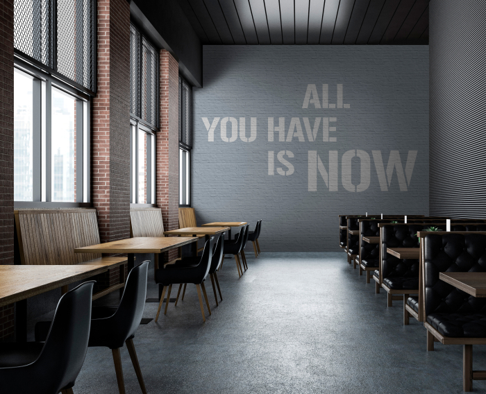 Fototapet text motivational albastru DD113382  -  A.S. Creation [2]