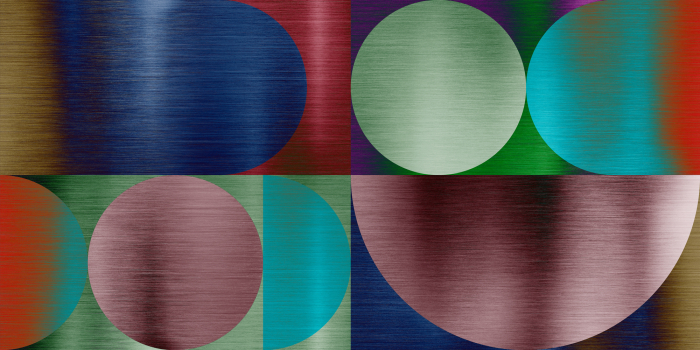 Fototapet geometric cercuri albastru roz DD133931 - A.S. Creation [5]