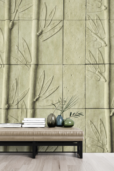 Fototapet bambus 3D verde DD134303 - A.S. Creation [4]