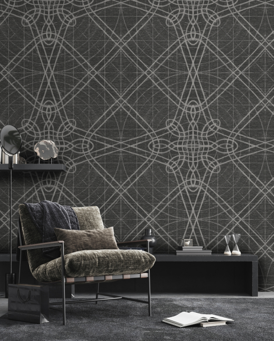 Fototapet geometric antracit gri DD134453 - A.S. Creation [3]