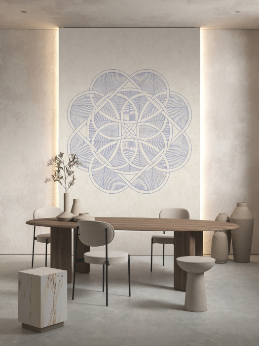 Fototapet geometric albastru crem DD134489 - A.S. Creation [3]