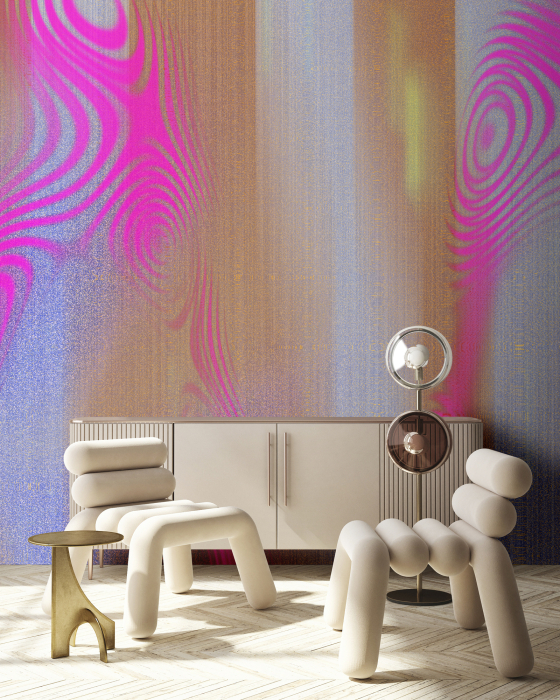 Fototapet abstract grafic roz DD134879 - A.S. Creation [4]
