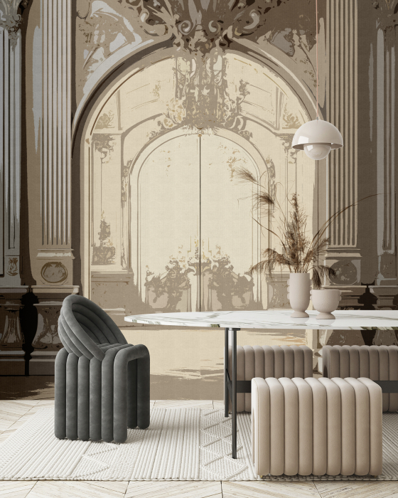 Fototapet salon baroc bej DD134897 - A.S. Creation [2]