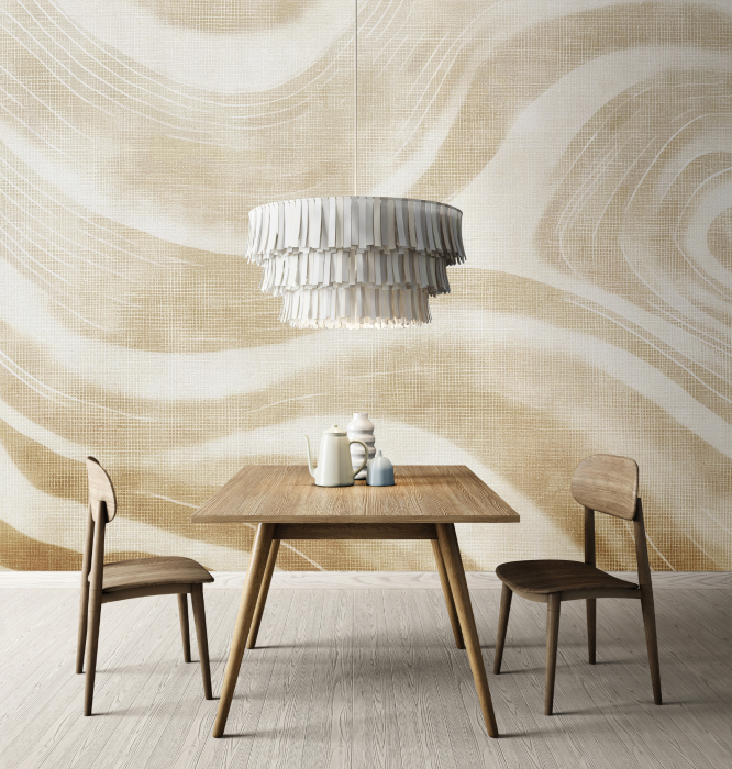 Fototapet valuri abstracte bej DD135041 - A.S. Creation [2]