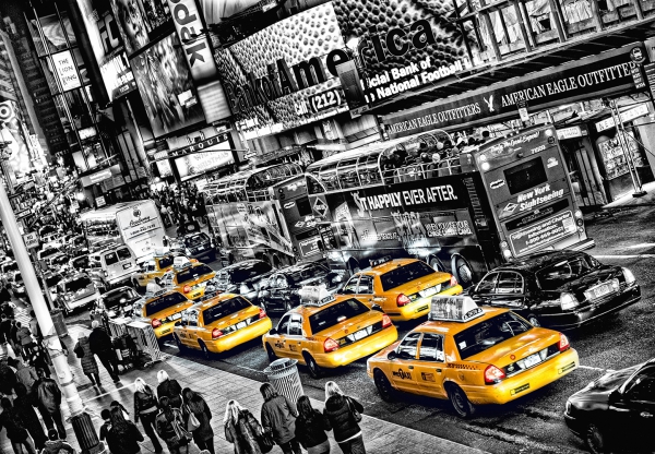 Fototapet 00116 Yellow Cab [1]